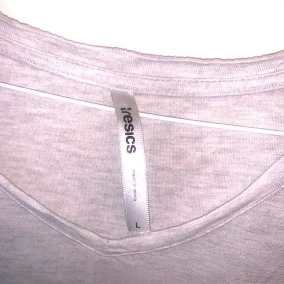 Set 2 grey/black short sleeve v-neck tees M - Picture 4 of 9